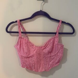 Gilly Hicks Pink Lace Bralette